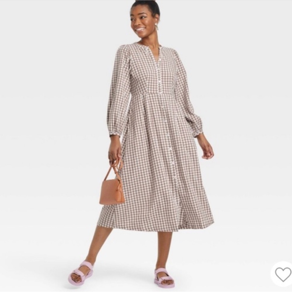 SOLD Universal Thread Gingham Dress Large